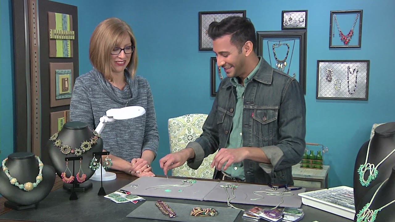 Make a knitted wire necklace on Beads, Baubles and Jewels with Nealay Patel (2211-1)