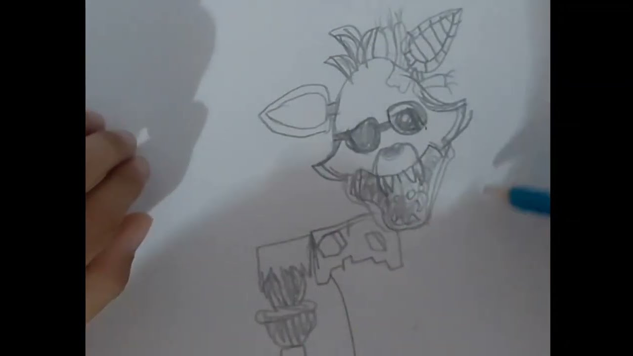 Foxy! How to draw Foxy from Five Nights at Freddy’s! Easy! #art #fnaf #fivenightsatfreddys #foxy