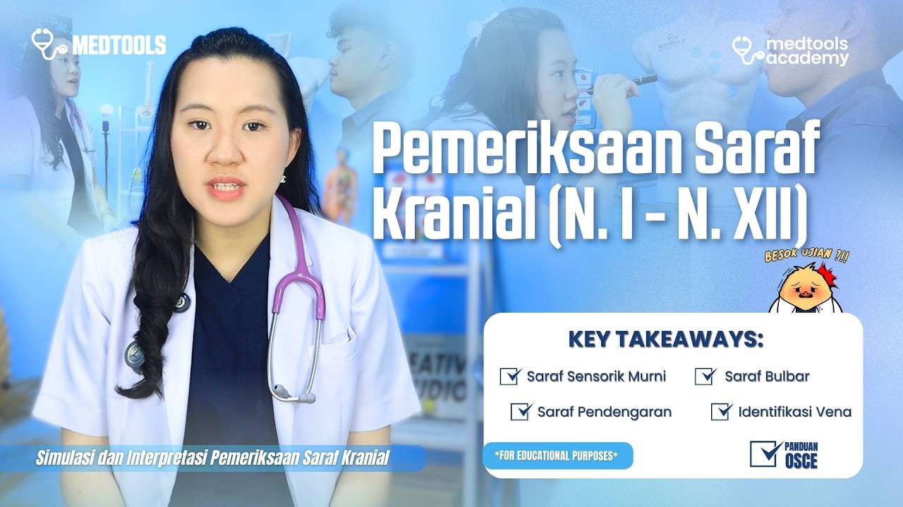 Pemeriksaan Saraf Kranial N. I sampai N. XII | PANDUAN OSCE MEDTOOLS.ID