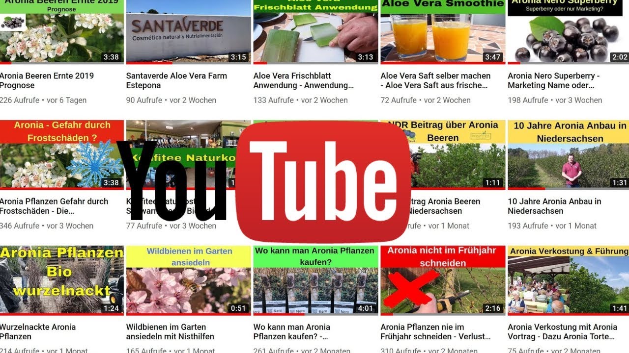 ⭐⭐Heide Aronia beliebte Videos auf Youtube ⭐⭐