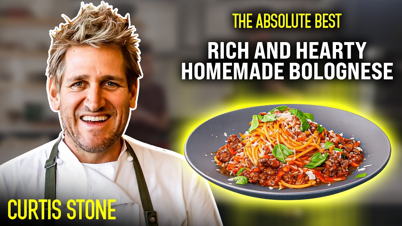 How to Make the PERFECT Spaghetti Bolognese | Curtis Stone