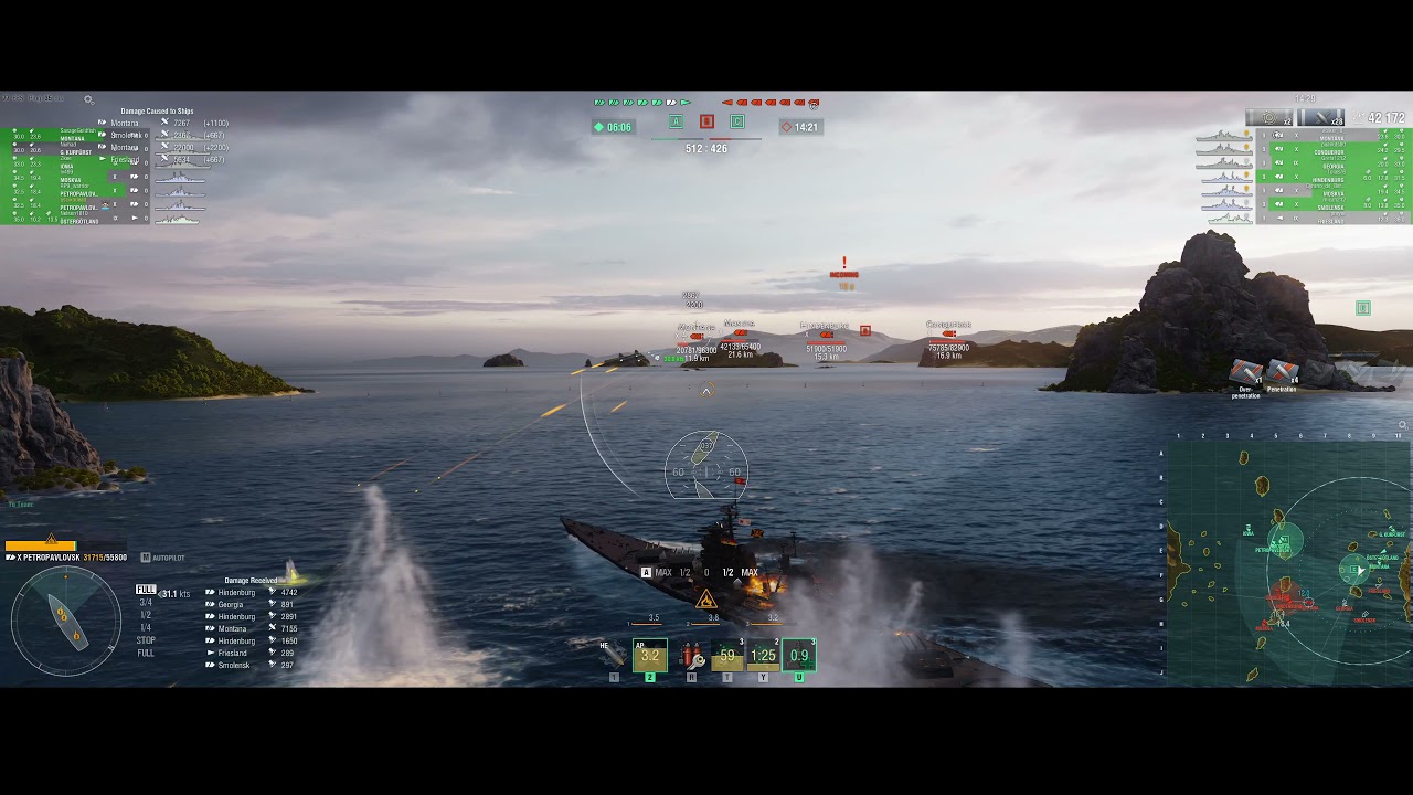 #0274 Let's play   World of Warships Petropavlovsk ranked gewertete Gefechte Tops&Flops Shadow Cloud