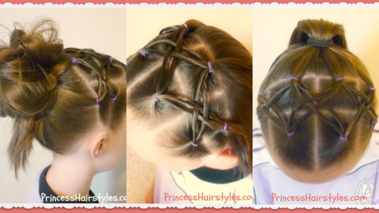 Woven Twist Headband Hairstyle For Soccer, Gymnastics, Sports