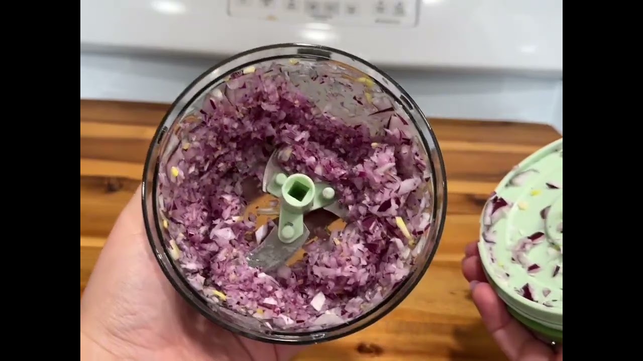 Manual Food Processor Vegetable Chopper Review | Portable Handheld Food Chopper for Everyday Cooking