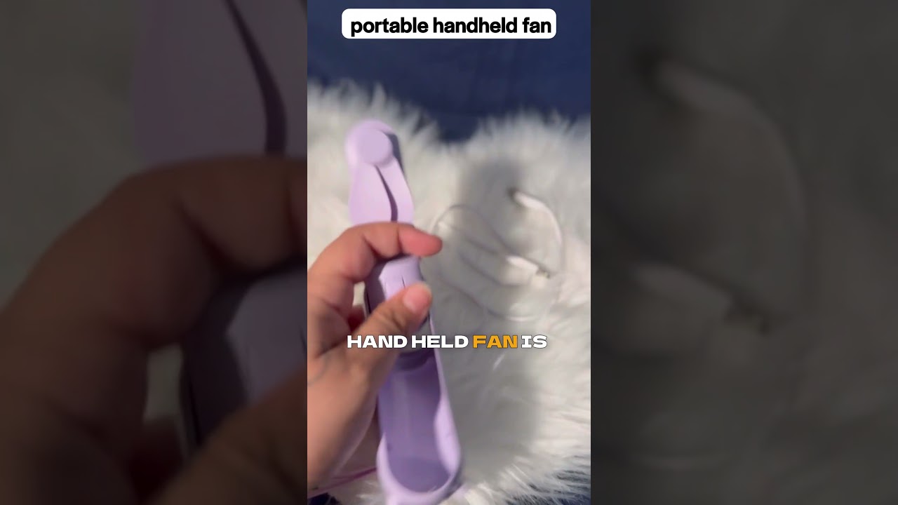 "Stay Cool Anywhere with the Gaiatop Portable Handheld Fan! 🌬️💙" 