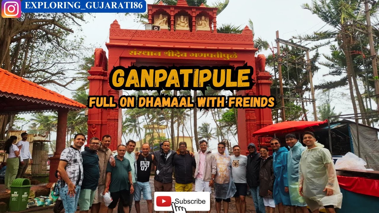 Ganpatipule Trip| Bhau Joshi Bhojnalaya| Maharashtrian Food| Dhamaal With Friends| Konkan in Monsoon