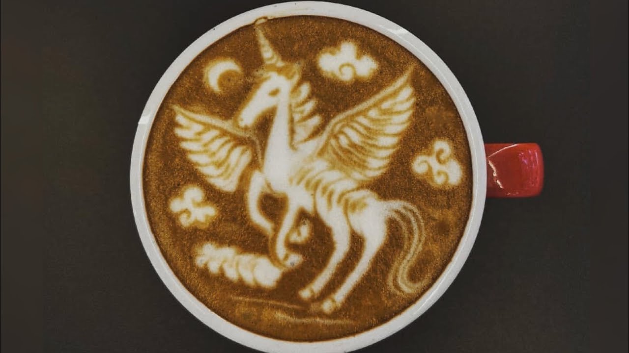 Latte art | Unicorn 🦄 |