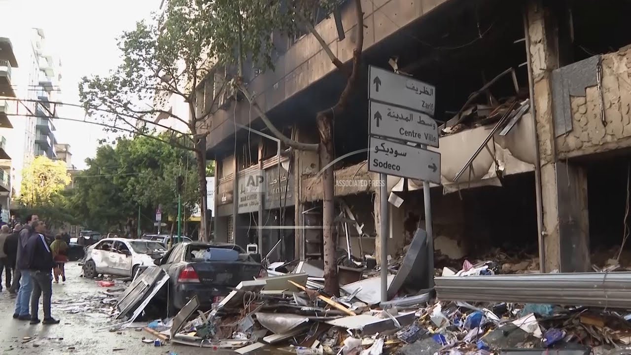 'The scene was very horrifying': Reaction in central Beirut street after deadly Israeli airstrike