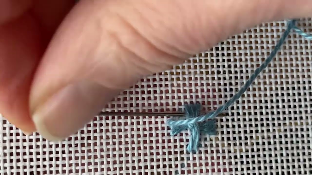 Double Fan Canvaswork Stitch