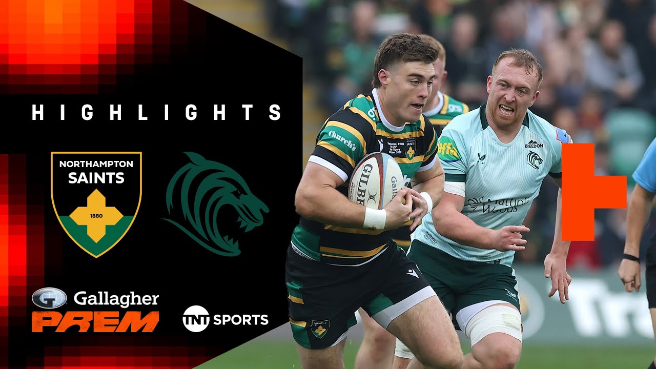 DERBY DAY BATTLE! ⚔️ | Northampton vs Leicester | Gallagher PREM Rugby Highlights