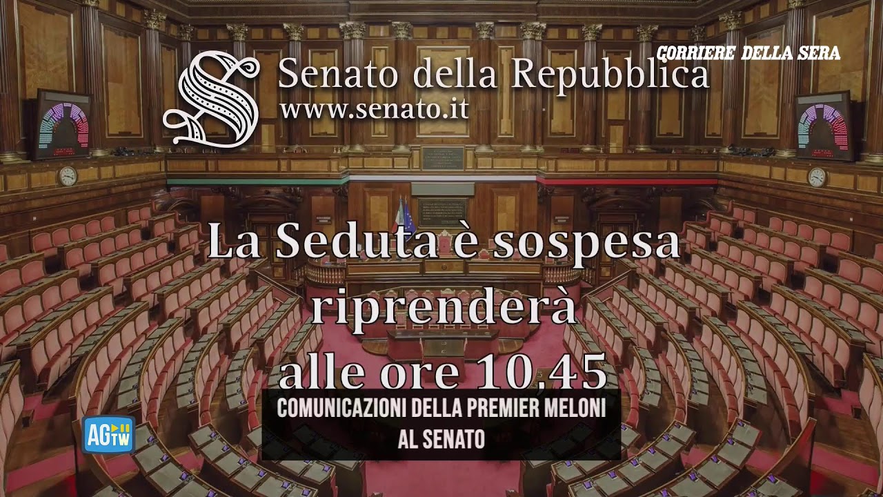 Meloni al Senato