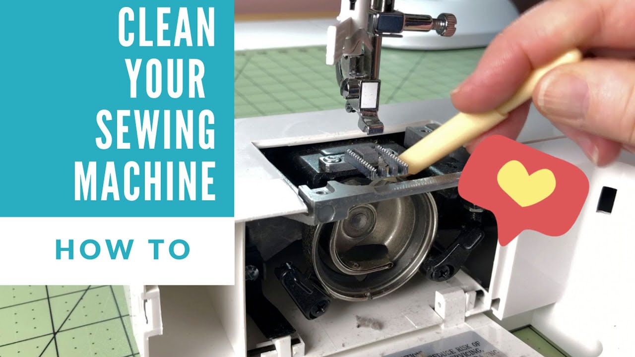 CLEAN YOUR SEWING MACHINE | Clean and oil your sewing machine at home