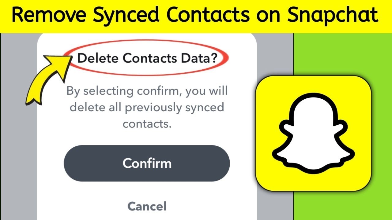 Как удалить синхронизированные контакты в Snapchat