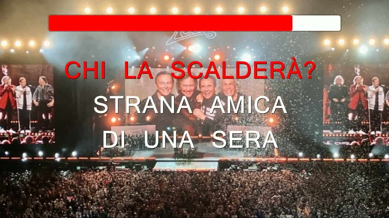 TANTA VOGLIA DI LEI (LIVE) - KARAOKE POOH