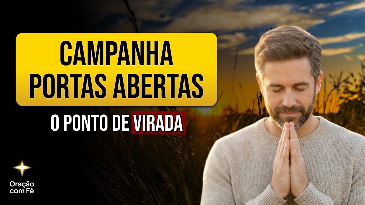 PORTAS ABERTAS: Oração do 3º Dia – O Poder da Constância para Abrir Portas (Campanha de 7 Dias)