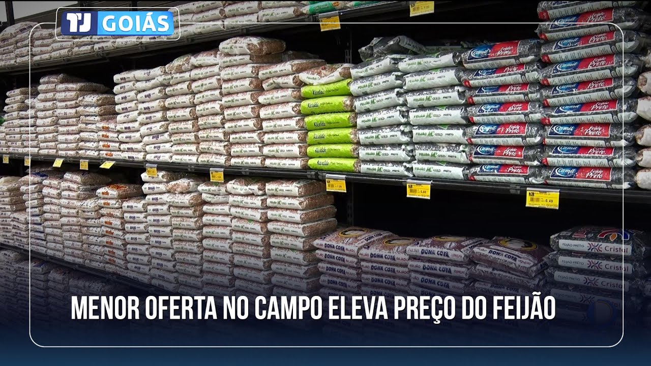 MENOR OFERTA NO CAMPO ELEVA PREÇO DO FEIJÃO
