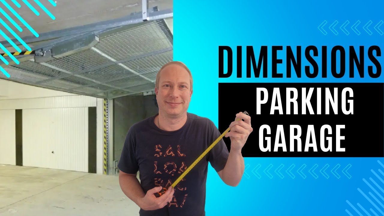 Dimensions place de parking et garage pour voiture, deux roues, camping-car et caravane