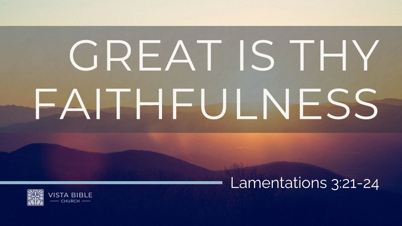 Sunday Service - 12/28/2025 - Great is Thy Faithfulness