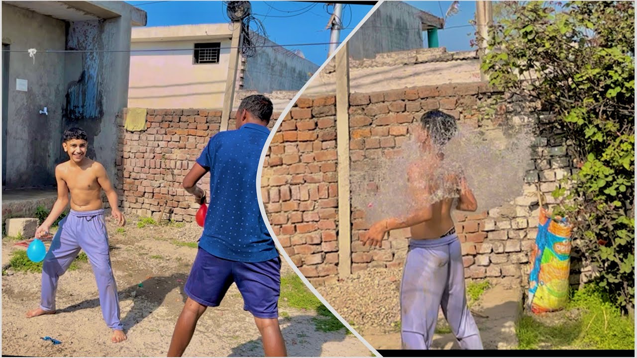 Aaj toh choti holi khel lee 🤣🤣