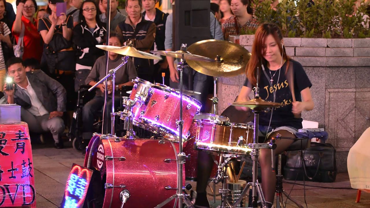 20141123 陳曼青 爵士鼓 江南style