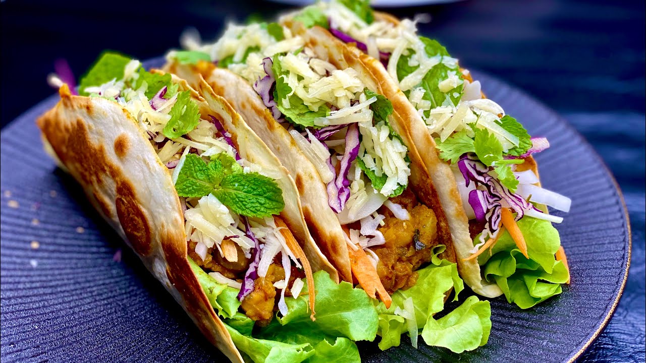 Chole Tacos | बिना ओवन के छोले टाको बनाएँ | Meghna’s Food Magic | 2 Ways to Make Taco Shells at Home