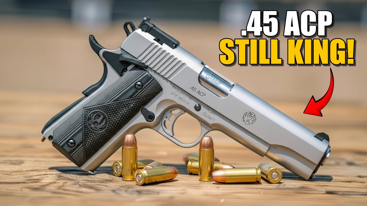 10 лучших пистолетов .45 ACP, которые вам НУЖНЫ в 2025 году — №3 вас удивит!
