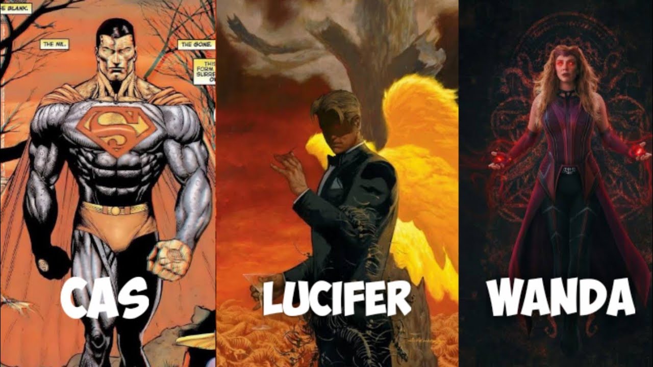 lucifer solos || cosmic armor superman solos||Lucifer vs wanda || #marvel #dc #lucifer #superman