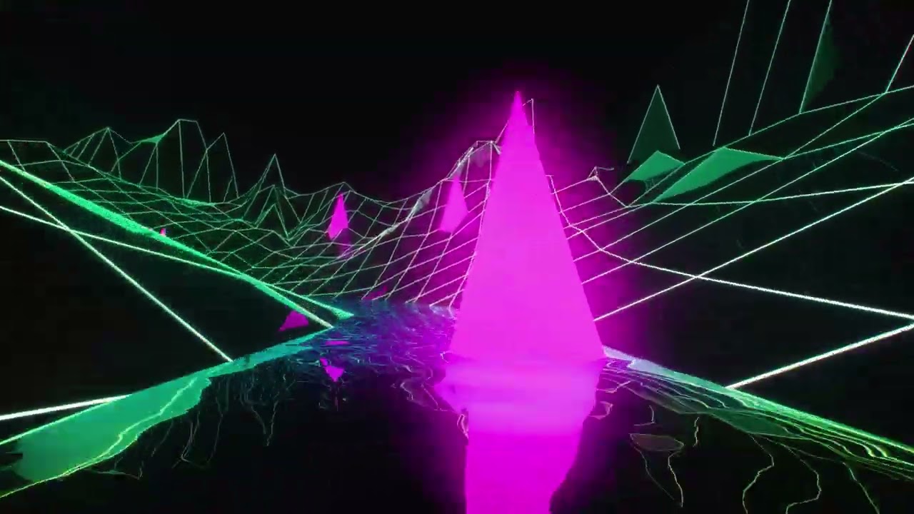 Digital Landscape 072223  (2 Hrs Relaxing, Satisfying, VJ Loop, Screensaver, ASMR) 4K