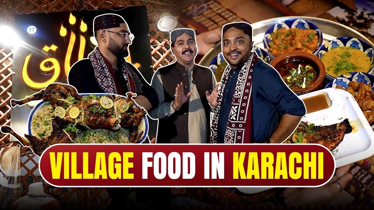 Village Food First Time in Karachi | Autaaq Restaurant | Sindhi Food Restaurant