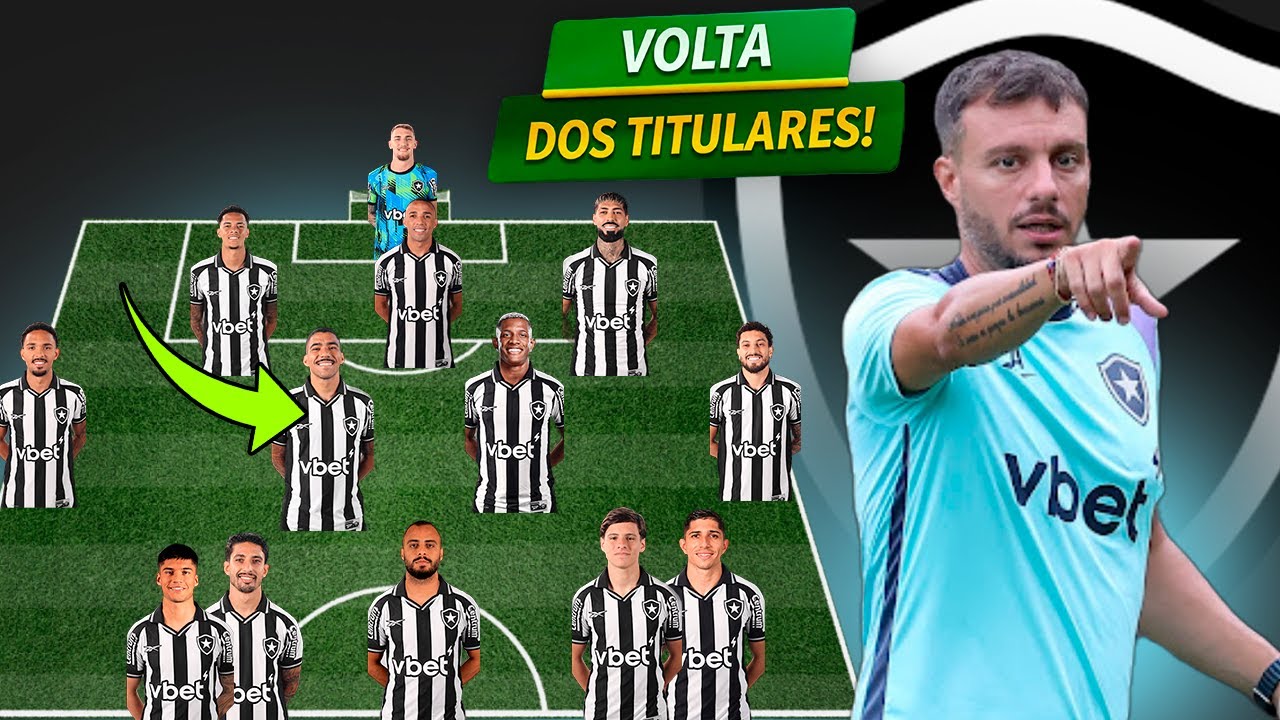 VEJA A ESCALAÇÃO DO BOTAFOGO PRO JOGO CONTRA O VOLTA REDONDA! PRE JOGO BOTAFOGO X VOLTA REDONDA
