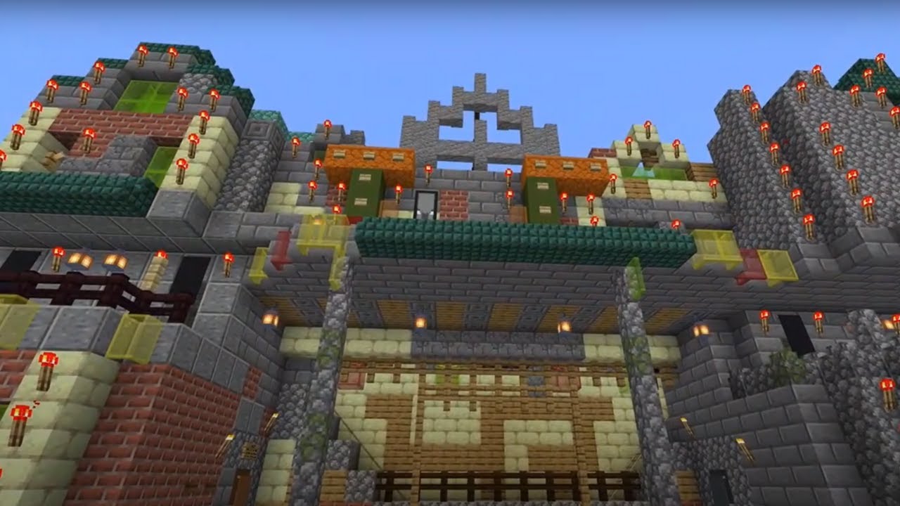 MINECRAFT GHOST TRAIN - Terror castle Brean theme park 2020