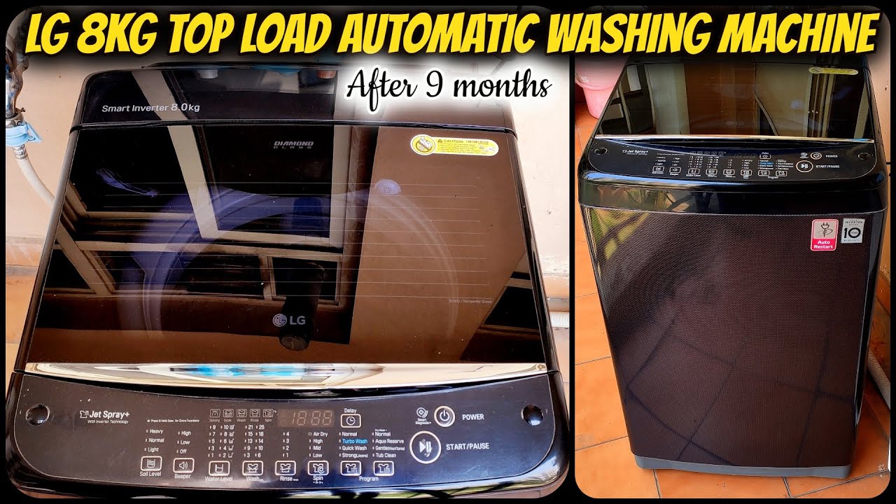 Обзор полностью автоматической стиральной машины LG с верхней загрузкой 8 кг — спустя 9 месяцев
