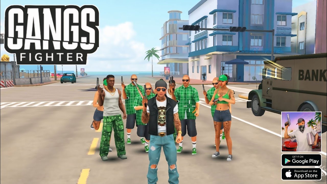 Gangs Fighter: Vice Island (New Update: Gang War, New VIP City &..) Gameplay Android & IOS