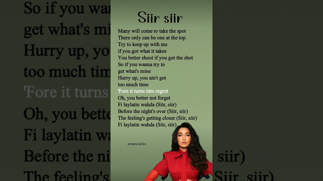 Nora Fatehi, Vegedream, Sanjoy &mdash; &laquo;Siir Siir&raquo; (Чемпионат мира по футболу 2026) #norafatehi #чемпио...