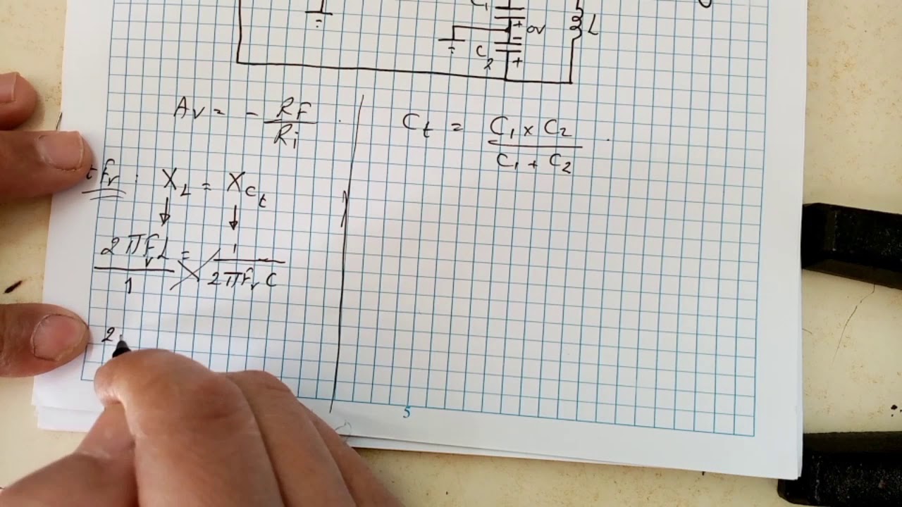 مهتز كولبتس الجزء الأول Colpitts oscillator part 1