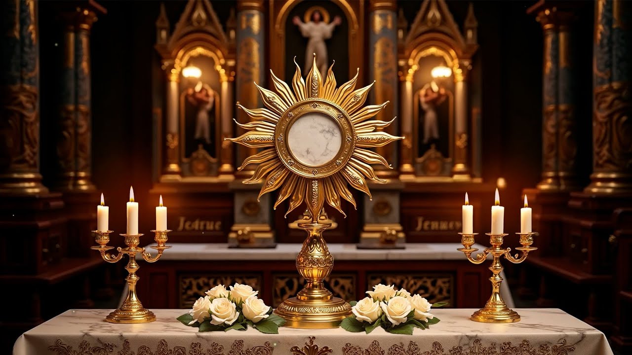 🔴Григорианские песнопения для евхаристического поклонения | Католические песнопения для молитвы