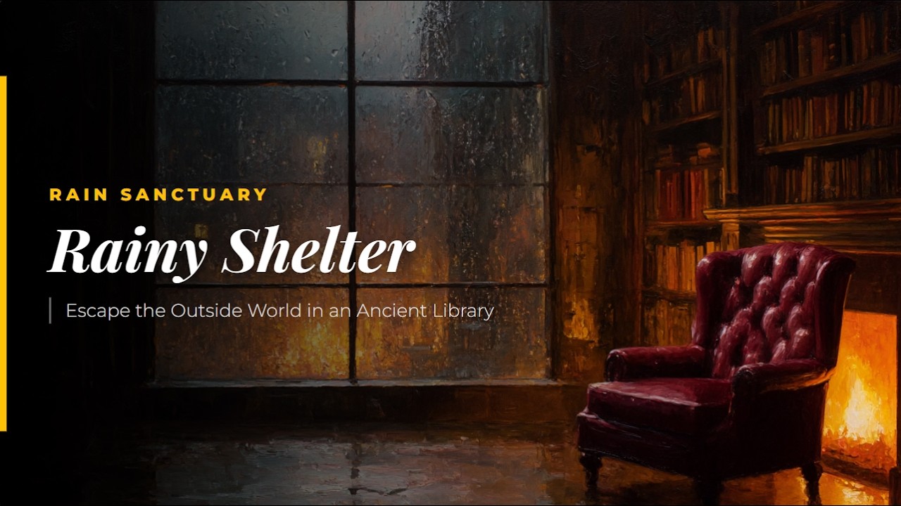 Escape the Storm: Your Private Sanctuary in an Ancient Library