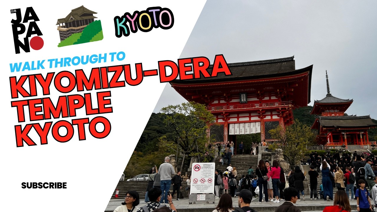 Ночная прогулка к храму Киёмидзу-дэра (4K)