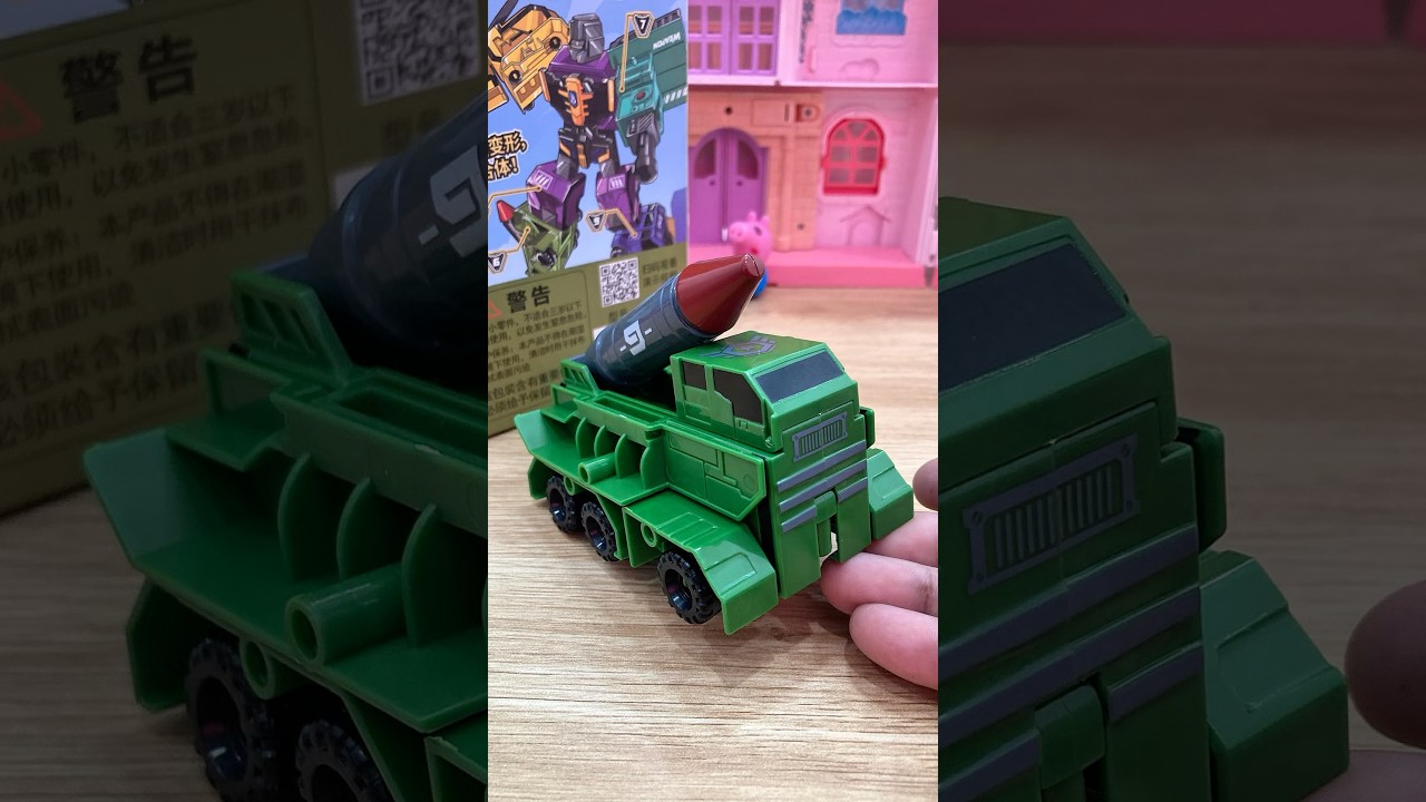 [ASMR] Unboxing & Review Satisfying Video: Number SIX Transformers Rocket Car #shorts #unboxing