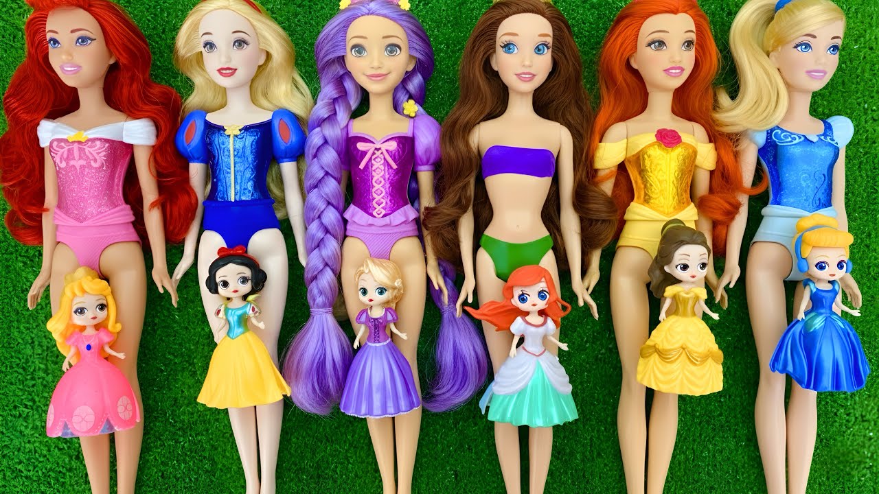 Cute Miniatures Disney Princess Frozen ELSA & Annall! elsa satisfying unboxing