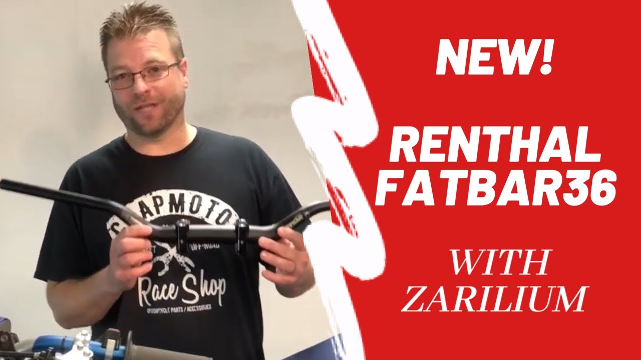 NEW Handlebars! Renthal Fatbar36 Zarilium = Lightest Dirt Bike Bar Ever Made