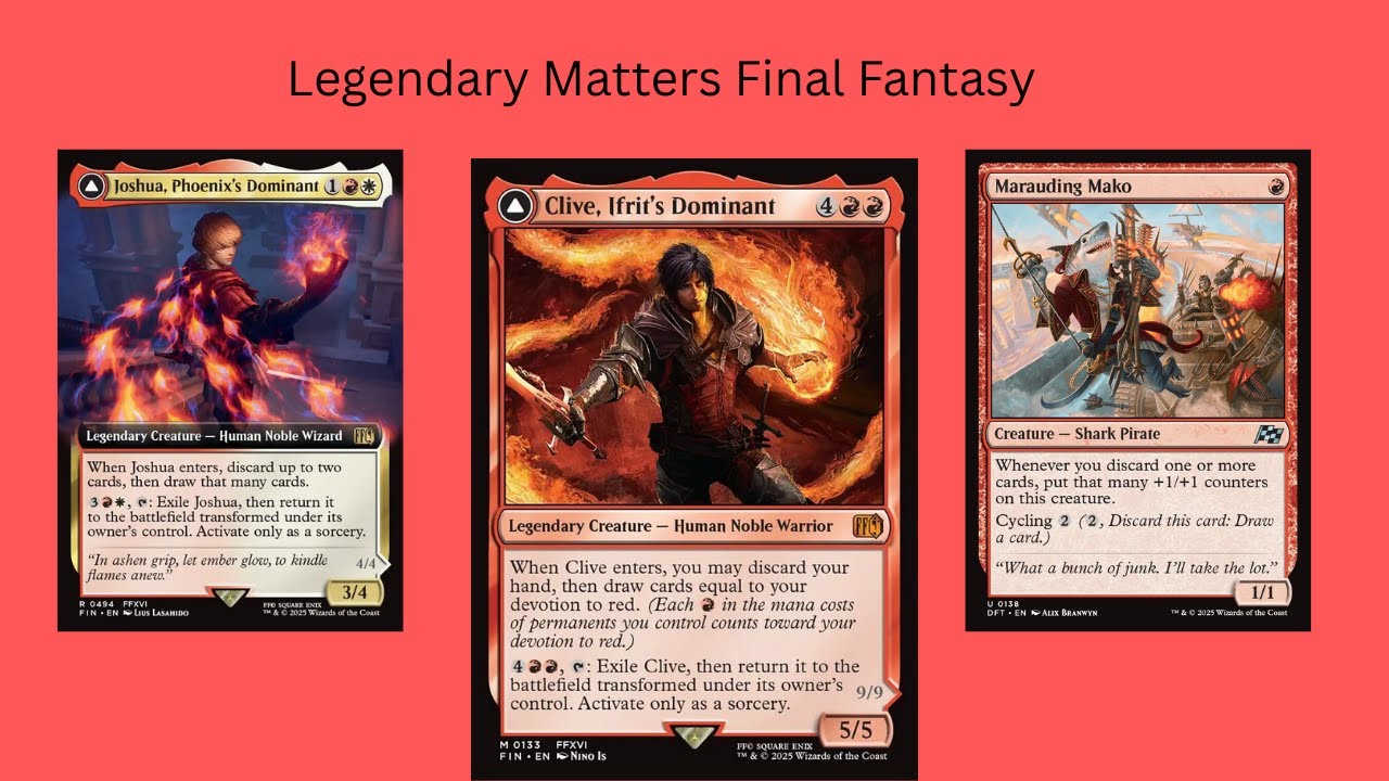 Legendary Matters: Clive, Ifrit's Dominant  (Final Fantasy 2/166) Standard