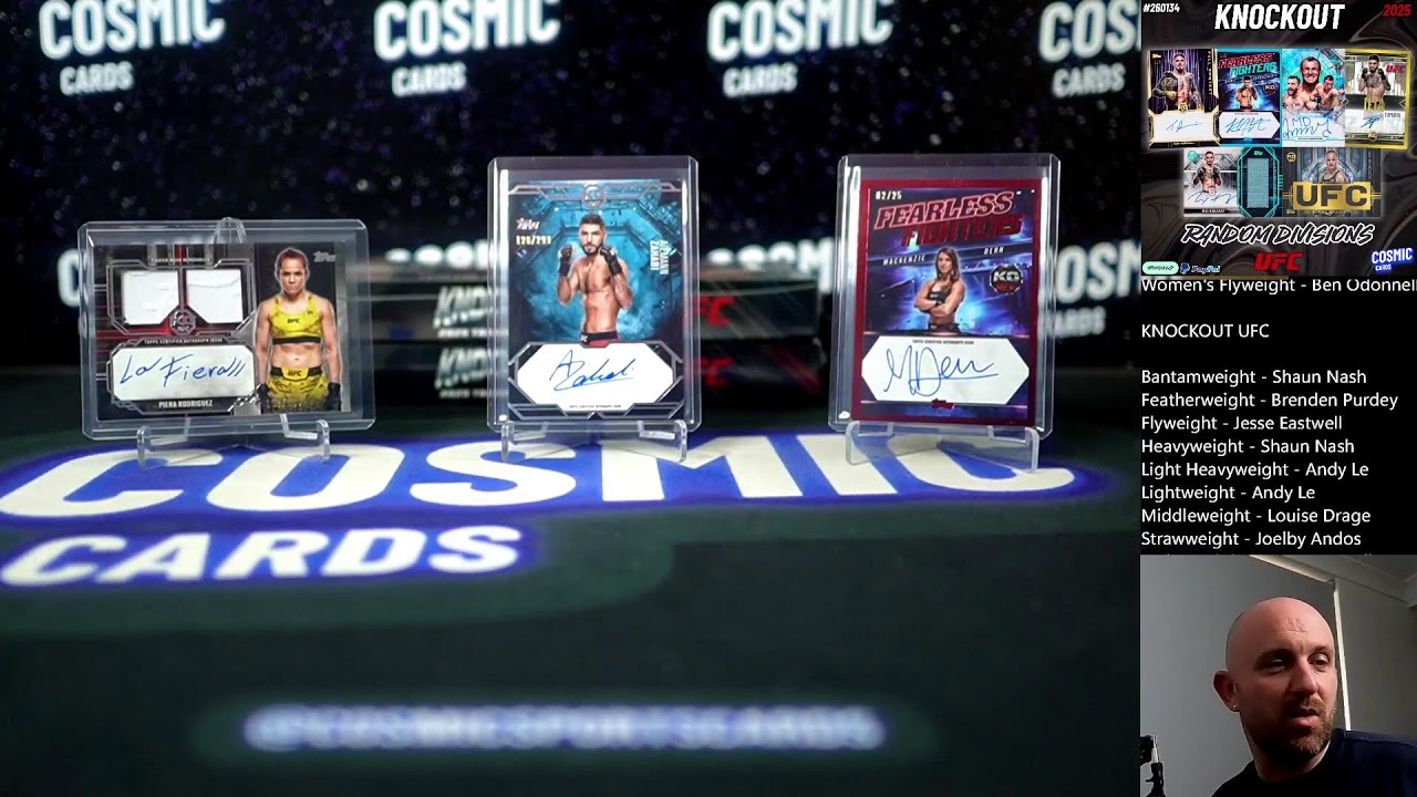 BREAK #260135 2025 TOPPS KNOCKOUT UFC HOBBY (BOX #1)