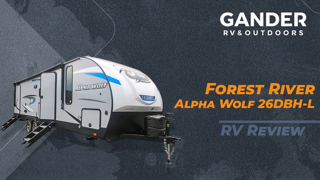 2021 Forest River Alpha Wolf 26DBH-L, the family bunkhouse RV your family will love!