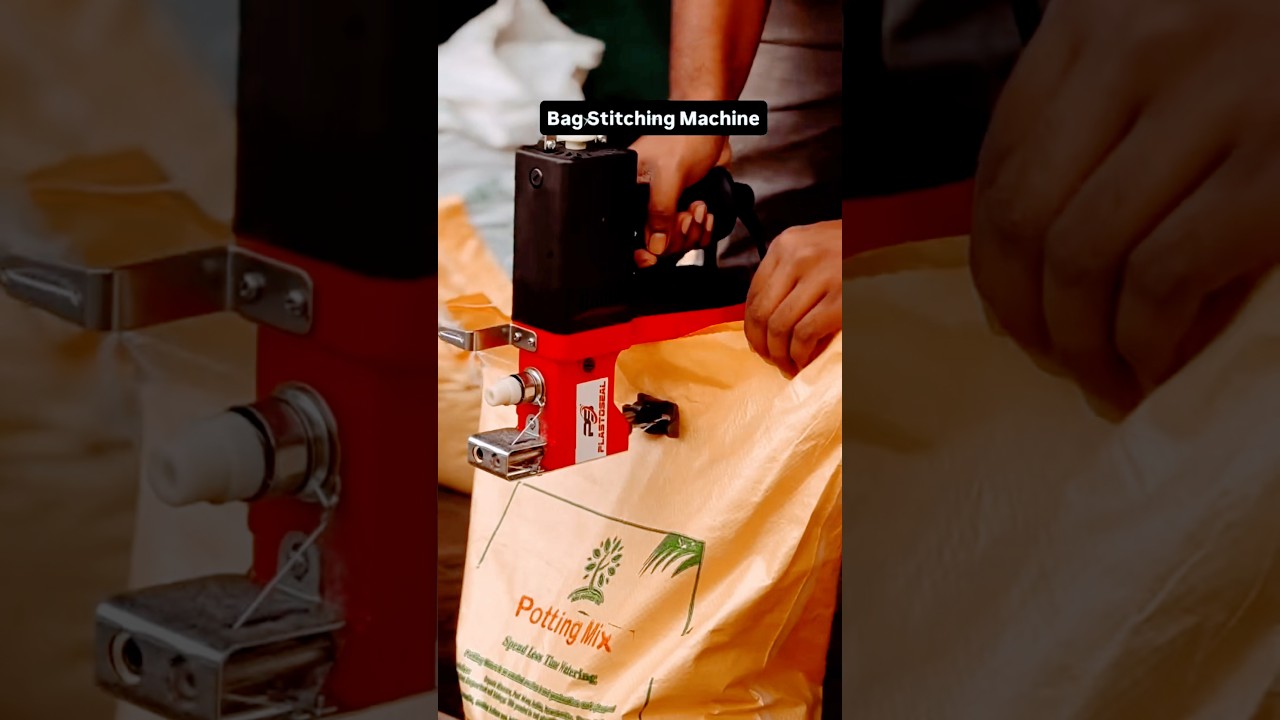 How to Use a Bag Stitching Machine | Ideal for Fertilizer & Rice Bags