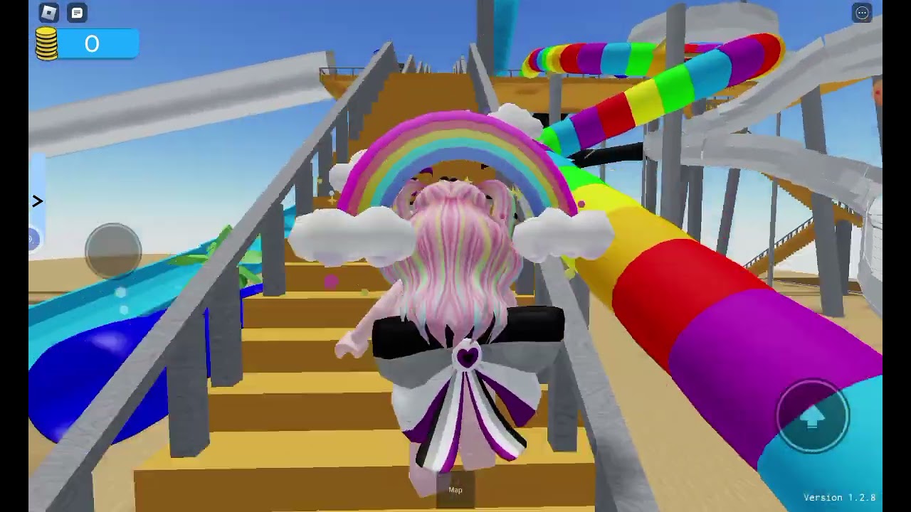 Grace goes to a water park in roblox!!! pt. 1