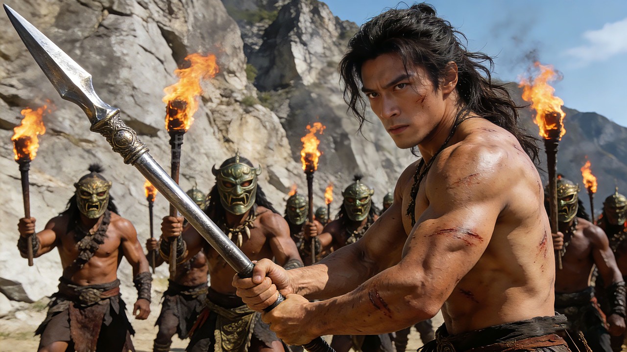 Ring battle! The slave turns out to be the strongest kung fu master, taking on ten and crushing all