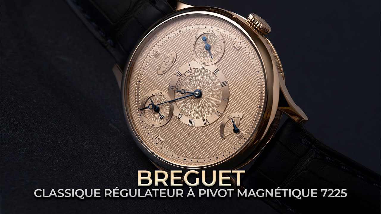 Une innovation majeure signée BREGUET et une précision exceptionnelle : le pivot magnétique