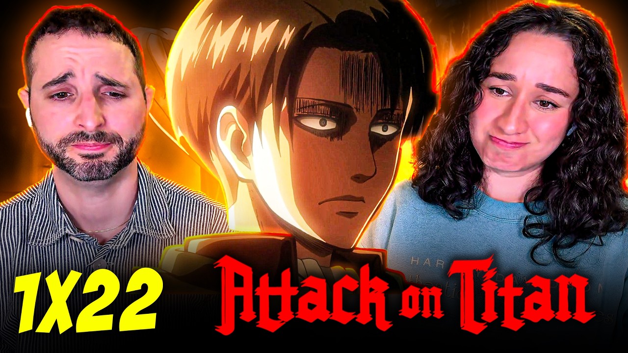 WE&rsquo;VE NEVER WATCHED ANIME BEFORE! First Time Reaction to Attack on Titan 1x22