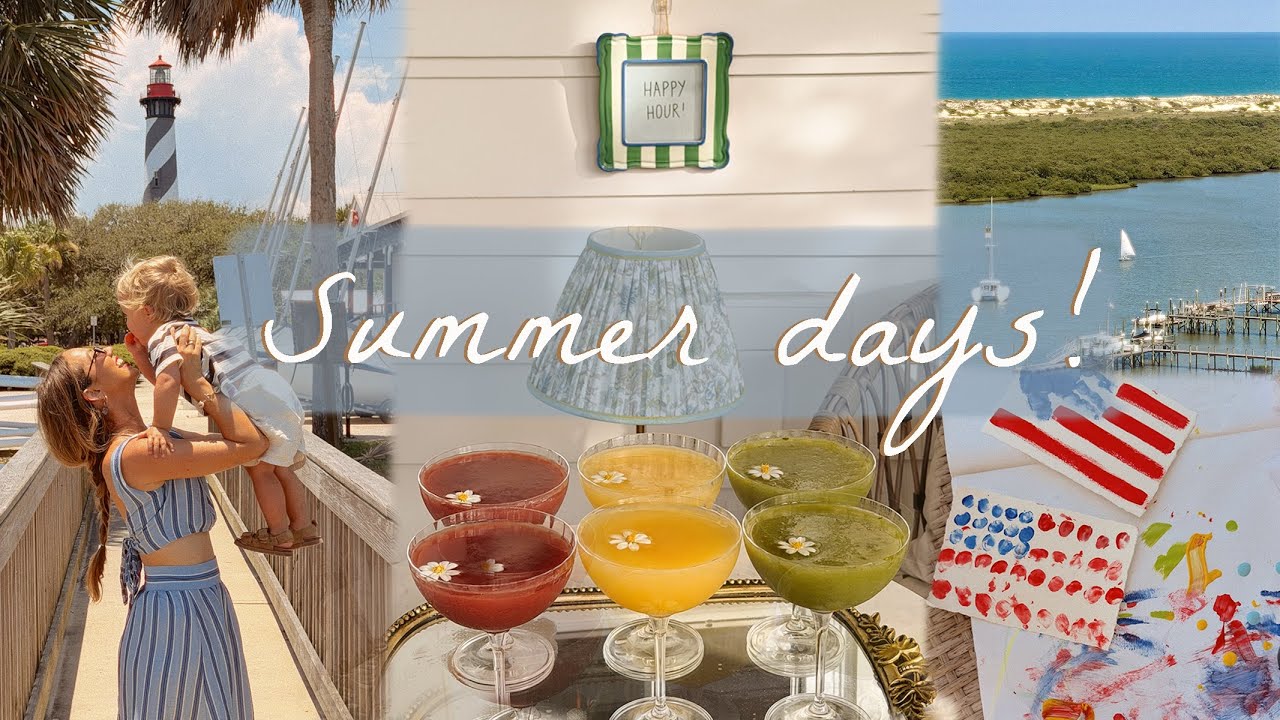 Summer days... 🌊  seaside adventures, baking & trip prep!